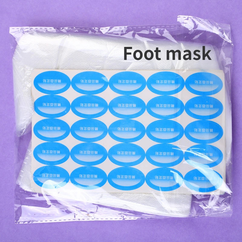 100Pcs Disposable Plastic Wrap Masks for Face, Neck & Nose – Hydration Booster for Facial Treatments