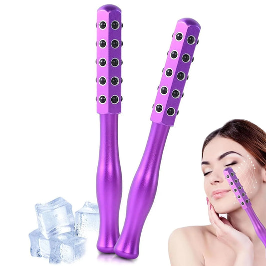 Arrily™ Facial Massaging Beauty Roller – 2pcs Face Lifting & Firming Set