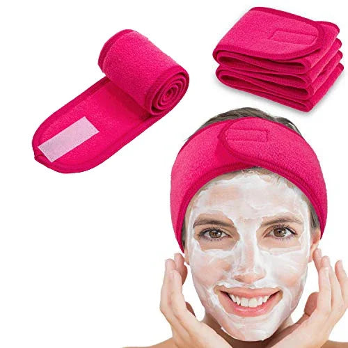 Towel Spa Headband – Non-Slip, Stretchable Face Wash Hairband for Skincare, Makeup & Workout