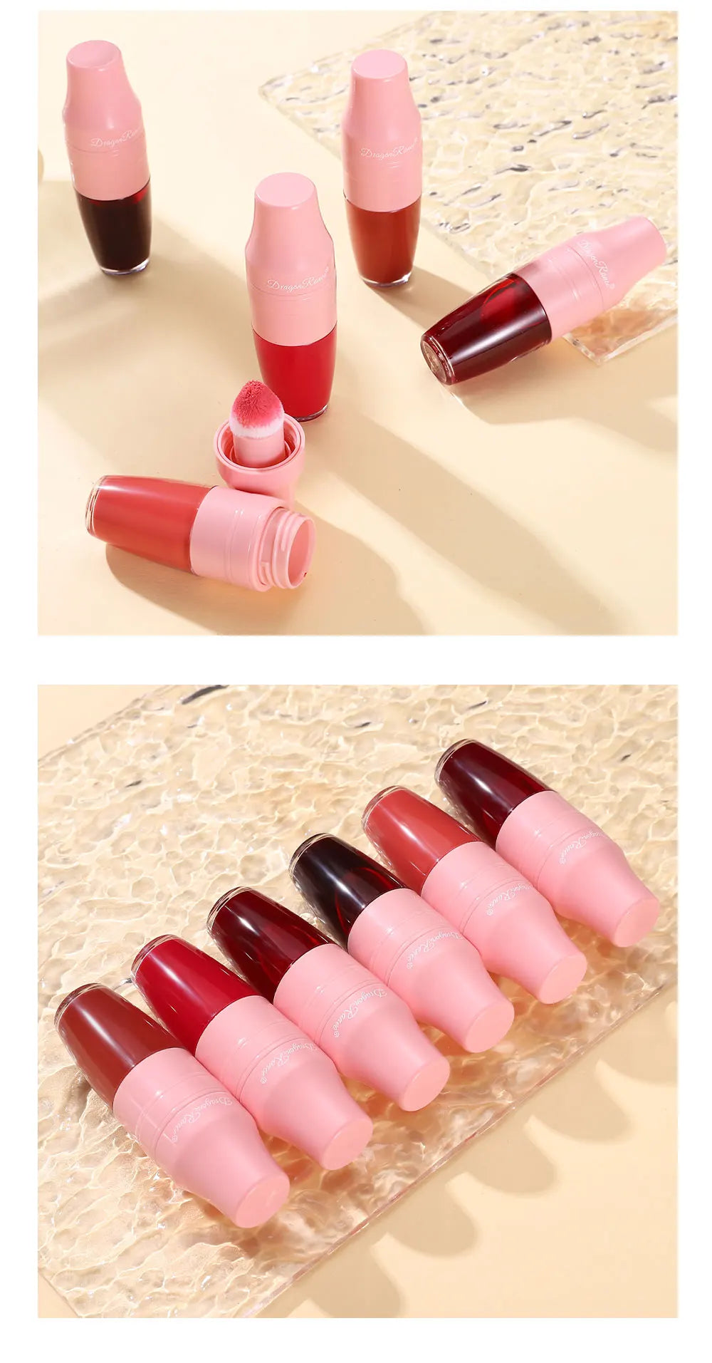 Dragon Ranee Shake & Go – 6-in-1 Liquid Blush & Lipstick | Waterproof, Long-Lasting Color for Lips & Cheeks