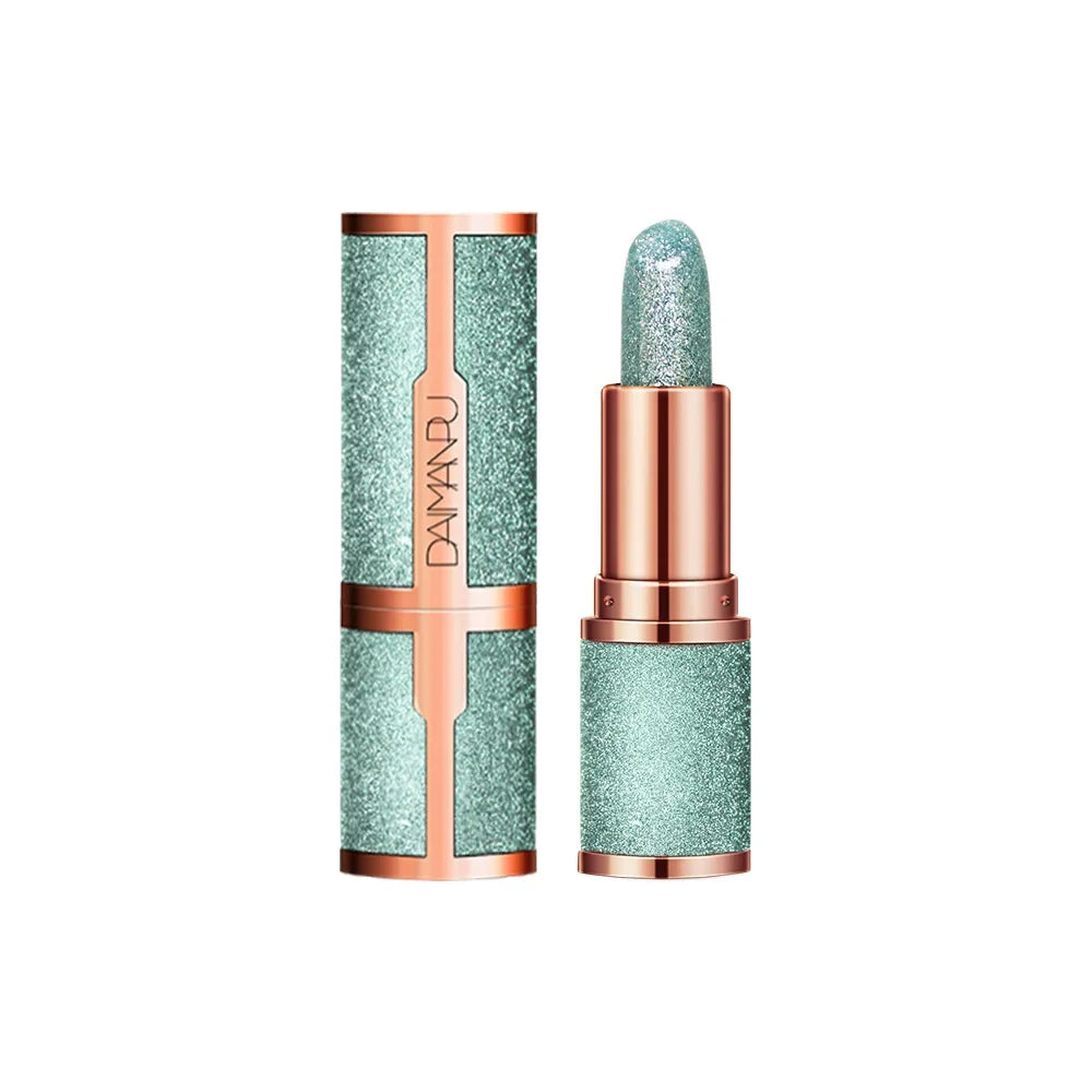 Color-Changing Glitter Lipstick – Temperature Reactive, Long-Lasting & Waterproof Lip Tint (3 Shades)