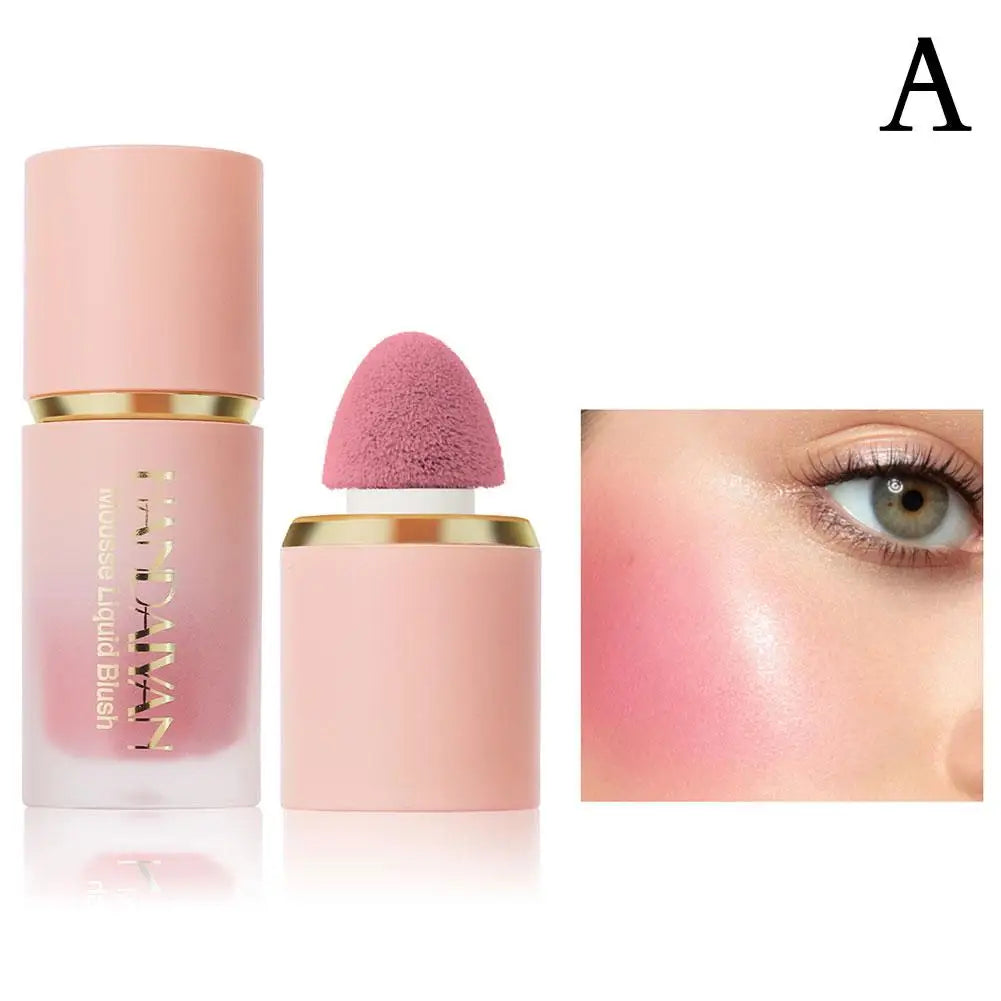 Cushion Cream Blush Stick – Lightweight Liquid Blusher with Soft Applicator for Natural Radiance
