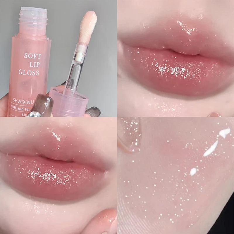 Plumping Mirror Shine Lip Oil – Lightweight Glossy Lip Balm for Deep Moisture & Glass Lips Finish