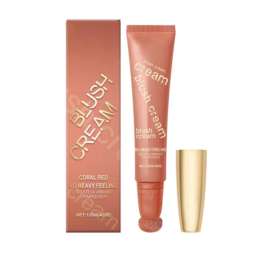 Cushion Cream Blush Stick – Lightweight Liquid Blusher with Soft Applicator for Natural Radiance