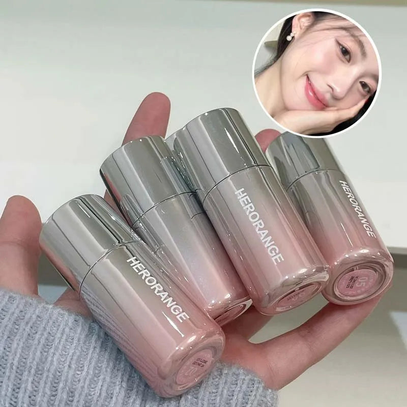 HERORANGE Velvet Liquid Blush – Soft Matte, Low-Saturation Tint for a Natural Glow