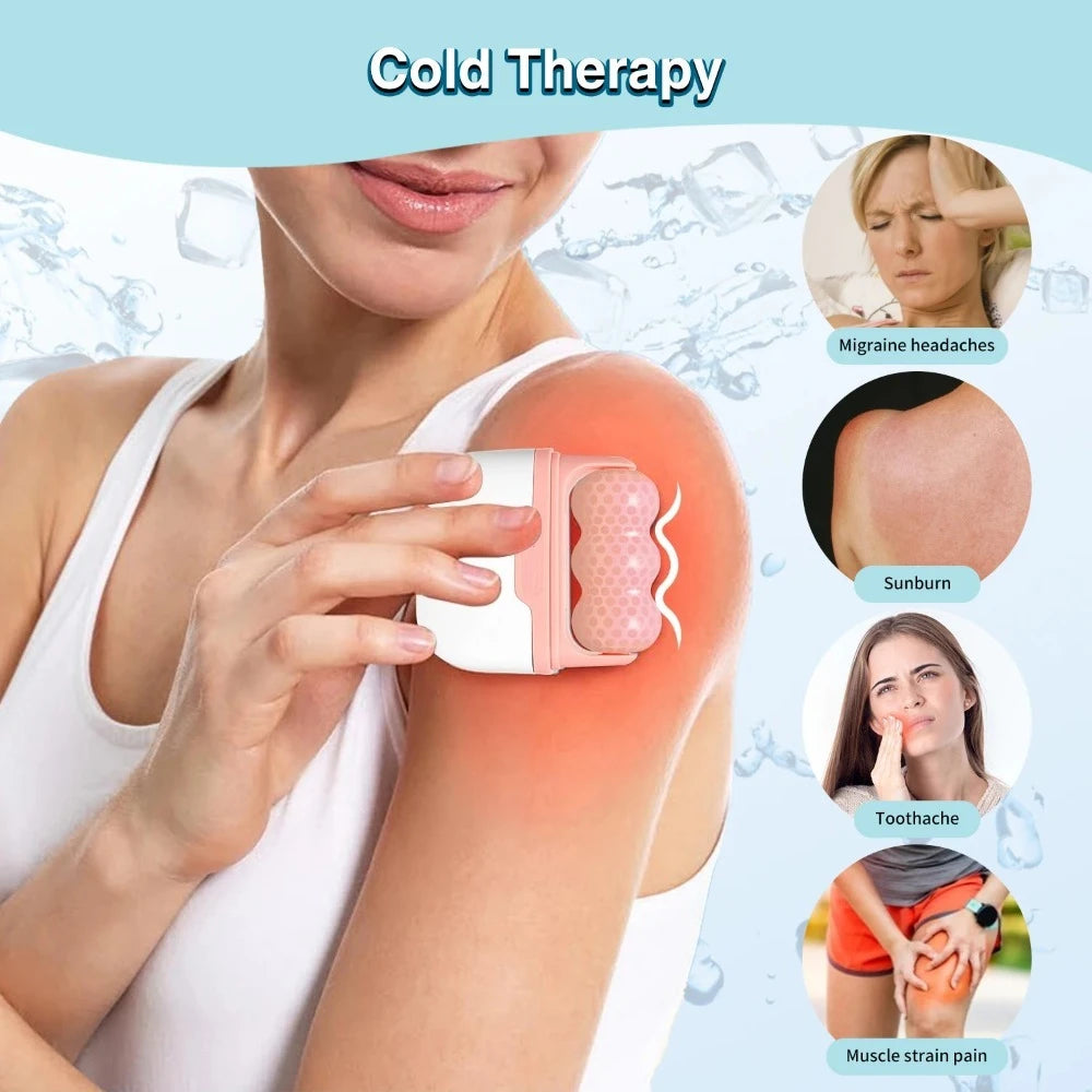 Double Head Ice Roller – Puffiness, Migraine & Skin Relief