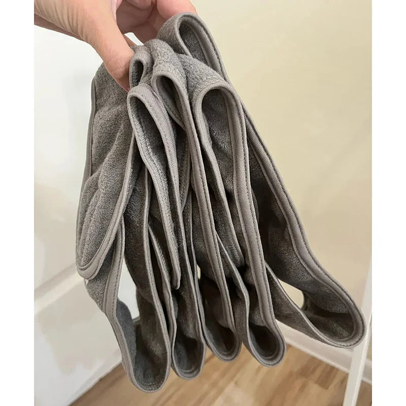 Adjustable Spa Hairband – Soft Toweling Head Wrap for Makeup & Skincare