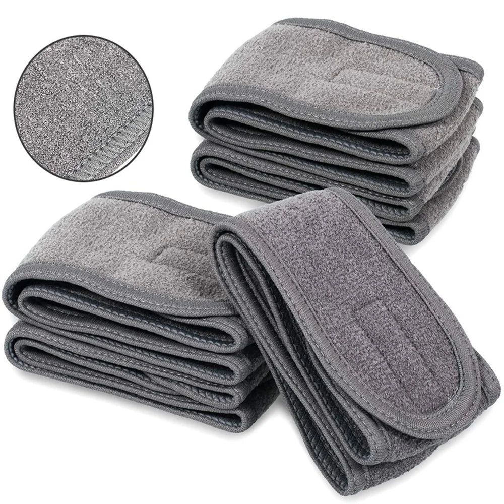 Adjustable Soft Spa Headband – Makeup, Skincare & Shower Hair Wrap