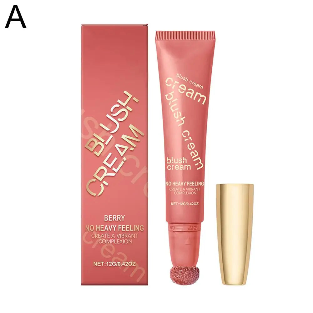 Cushion Cream Blush Stick – Lightweight Liquid Blusher with Soft Applicator for Natural Radiance