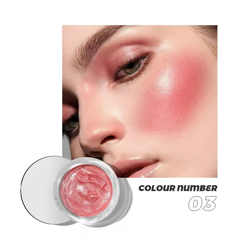 Pudaier™ GlowPop Liquid Blush – 10 Shades | Radiant Lightweight Cream Blusher for All Skin Tones