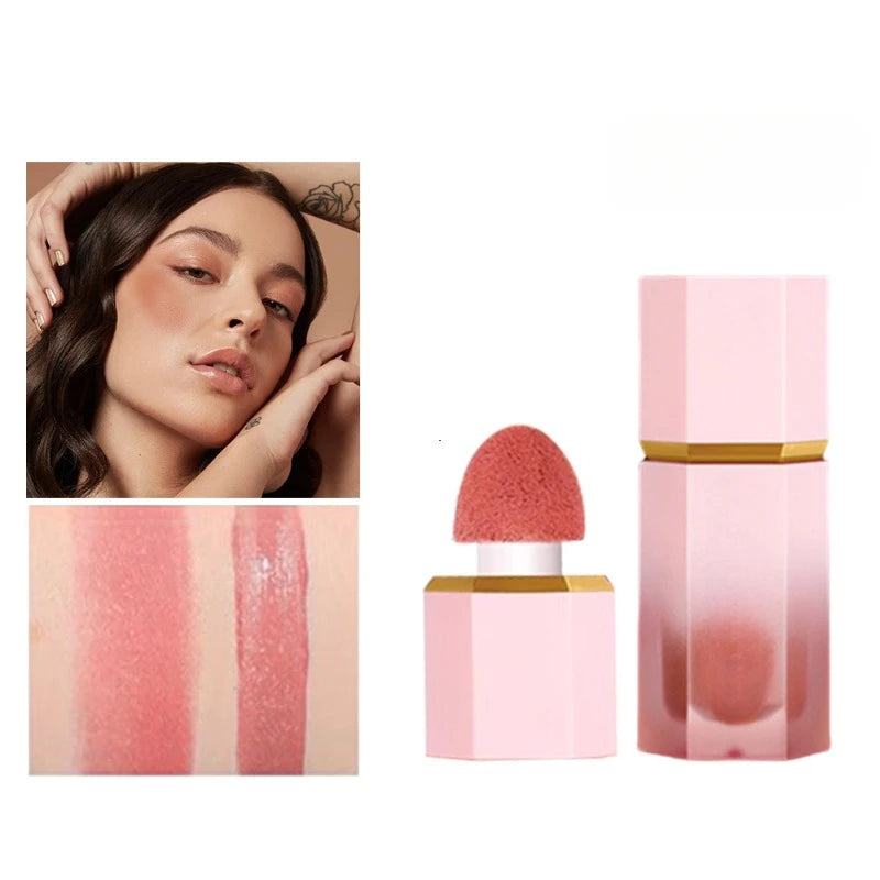 MacroupTa™ Liquid Blush & Lip Gloss 2-in-1 – Nourishing Cream Blusher Gel | Long-Lasting Multi-Purpose Tint