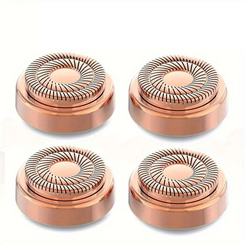 Replacement Heads for Flawless Finishing Touch Facial Hair Remover – 1/2/4 PCS Blade Refills for Smooth Skin