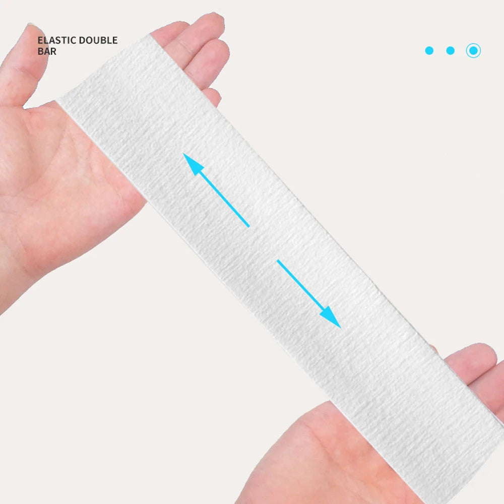 50pcs Disposable SPA Headbands – Soft Non-Woven Facial Bands for Skincare & Salon Use