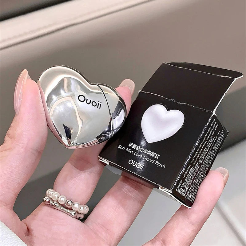 Velvet Heart Liquid Blush – Long-Lasting Matte Cream Tint | Lavender, Peach & Strawberry Hues