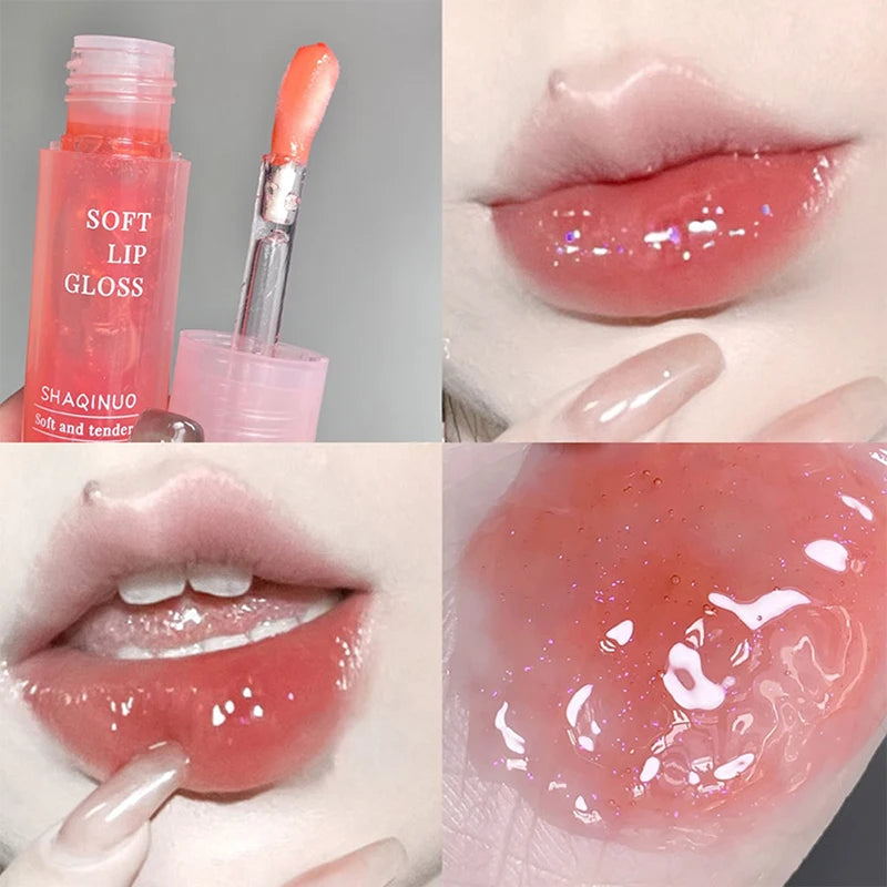Plumping Mirror Shine Lip Oil – Lightweight Glossy Lip Balm for Deep Moisture & Glass Lips Finish