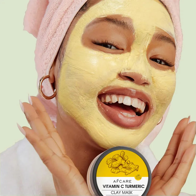 AFCare™ Natural Clay Mask Set – Deep Cleansing & Pore Refining Facial Skincare (4 x 80g)