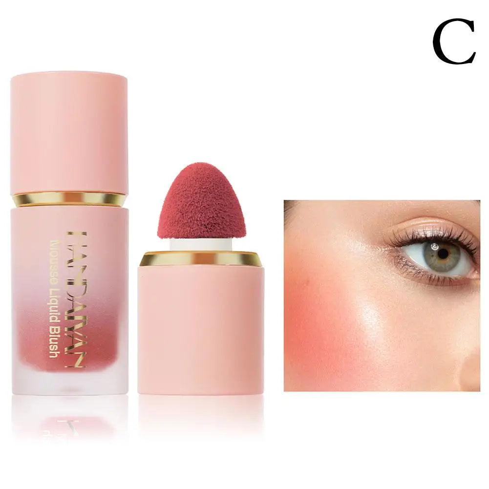 Cushion Cream Blush Stick – Lightweight Liquid Blusher with Soft Applicator for Natural Radiance