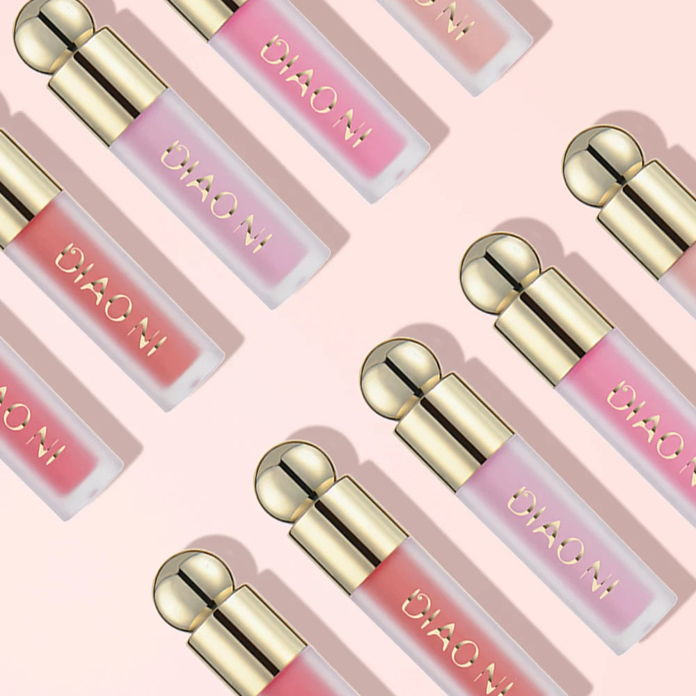 LushVelvet™ Soft Matte Liquid Blush – Lightweight & Long-Lasting Cream Formula (5 Shades)