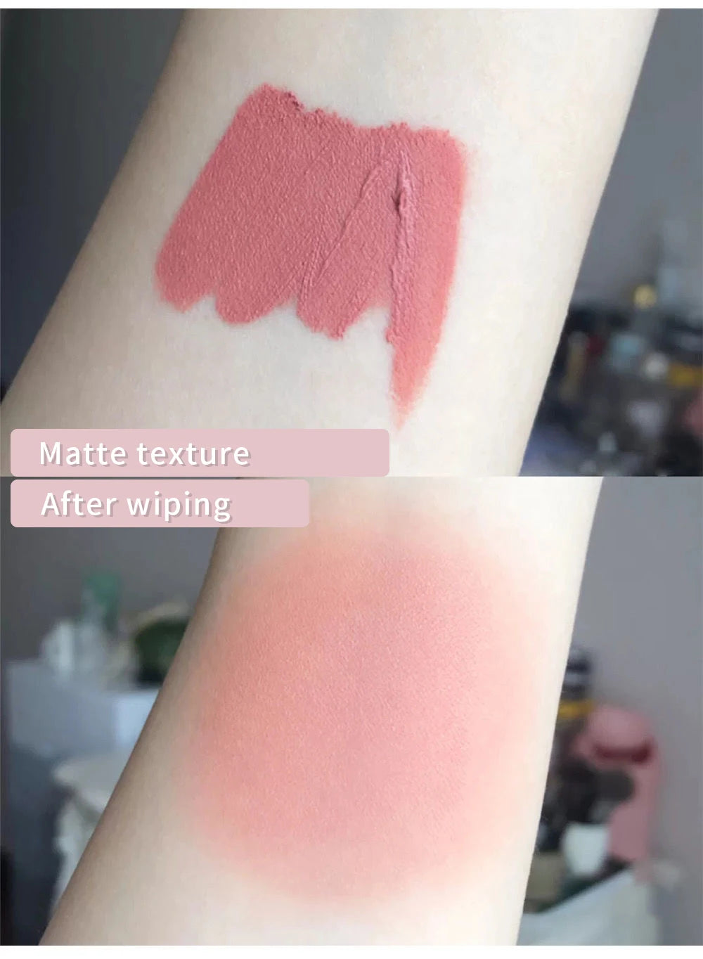 Velvet Rose Liquid Blush & Eyeshadow – Long-Lasting, Waterproof, Easy-to-Blend Color for a Flawless Glow