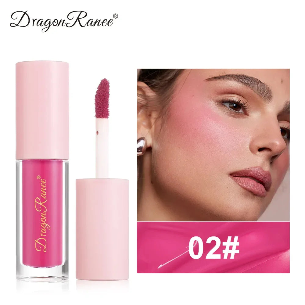 Mini Matte Liquid Blush (1/3pcs) – Long-Lasting Natural Cheek Tint | Dragon Ranee