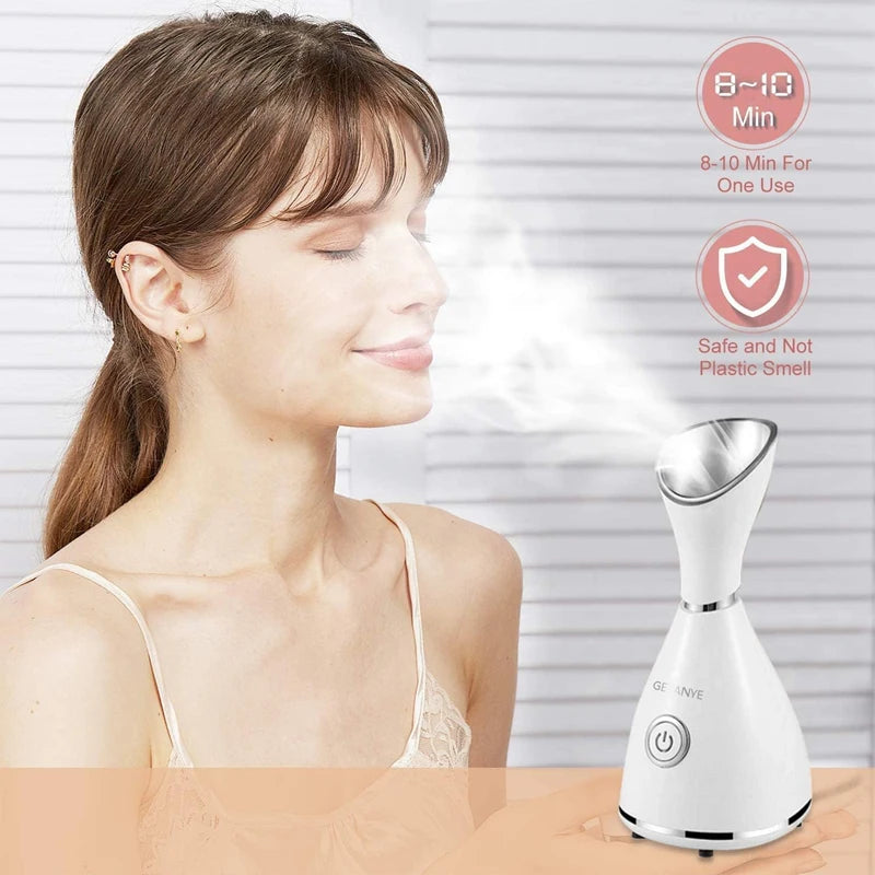 Professional Nano Facial Steamer – Portable Spa-Grade Face Steamer for Deep Cleansing & Hydration