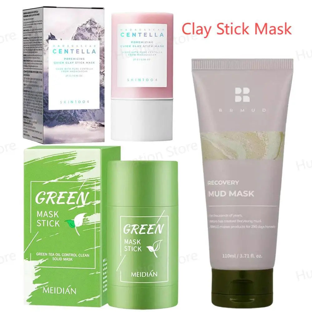 Centella Clay Stick Mask – Clean Skin Pore Minimizing & Oil Control Facial Treatment (27g/40g/110g)