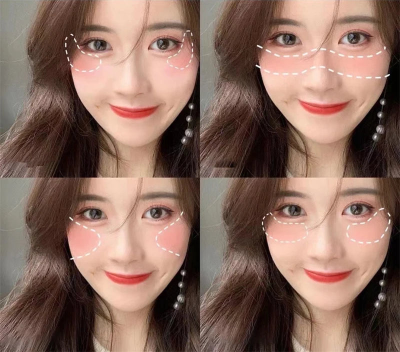 Velvet Heart Liquid Blush – Long-Lasting Matte Cream Tint | Lavender, Peach & Strawberry Hues