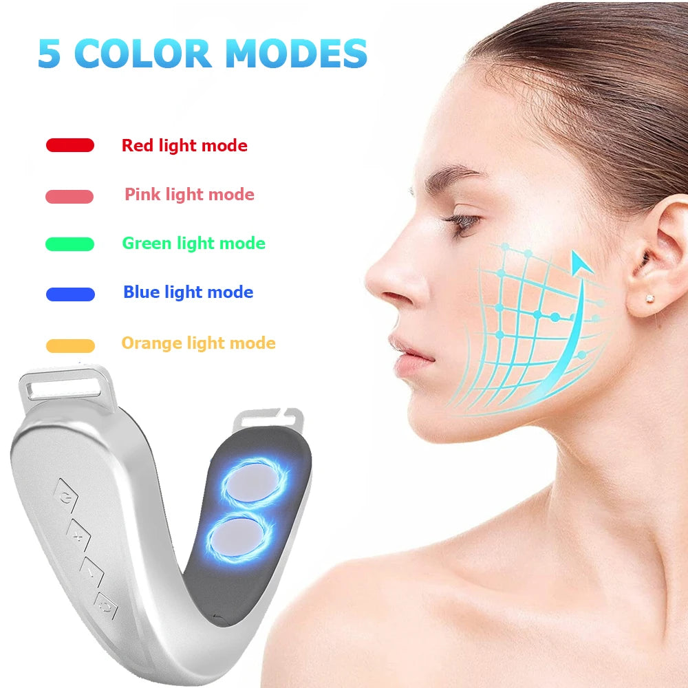 5-in-1 Electric Face Massager – Skin Lifting, Anti-Aging & V-Line Shaping Device