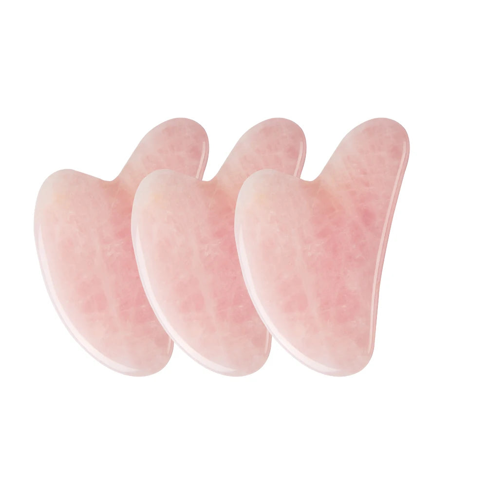 Gua Sha en Quartz Rose – Lifting Naturel du Visage
