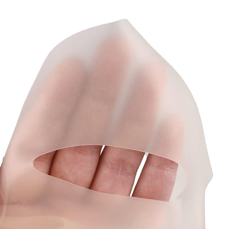 Reusable Silicone Sheet Mask Cover – Anti-Evaporation Face Wrap for Deep Hydration