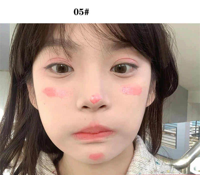 Velvet Heart Liquid Blush – Long-Lasting Matte Cream Tint | Lavender, Peach & Strawberry Hues