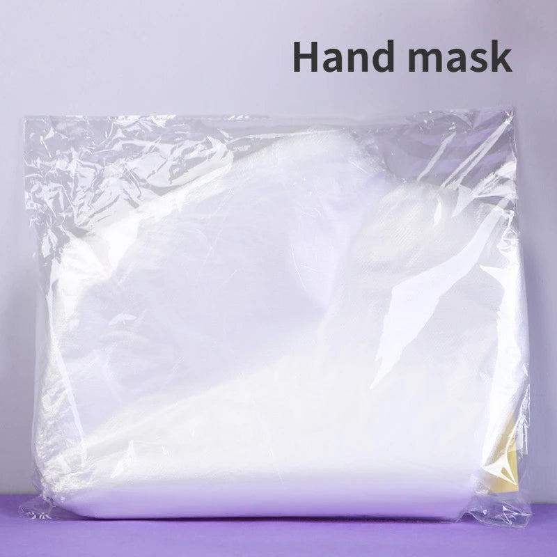 100Pcs Disposable Plastic Wrap Masks for Face, Neck & Nose – Hydration Booster for Facial Treatments