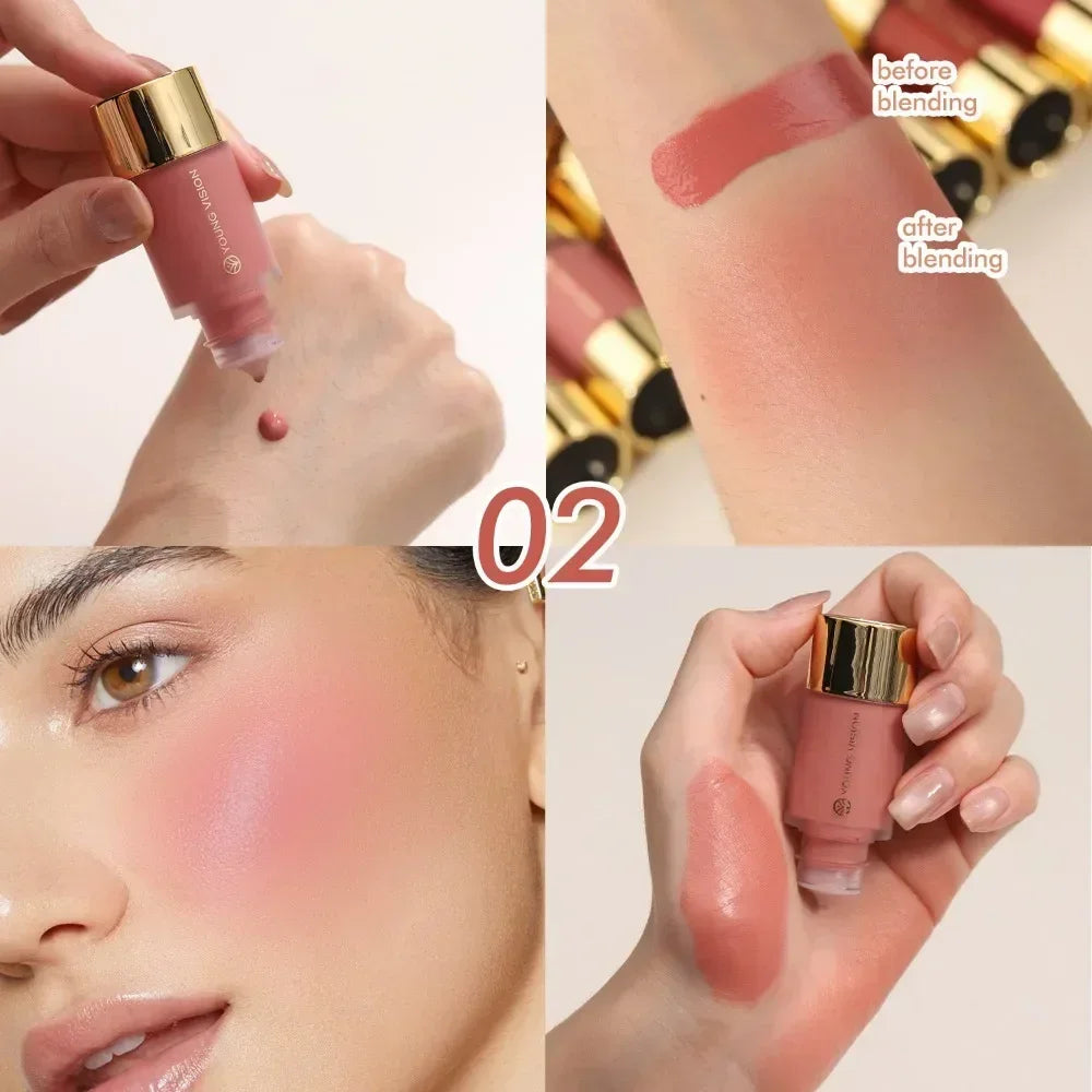Young Vision™ Liquid Drop Blush – Lightweight Glow Serum | Hydrating & Long-Lasting Cheek Tint
