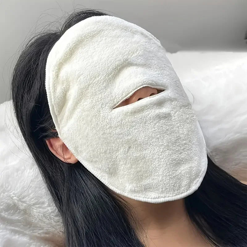 Reusable Hot Towel Facial Wrap – Moisturizing Steam Mask for Hot & Cold Skin Care
