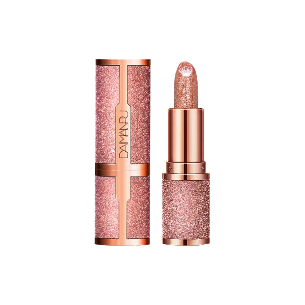 Color-Changing Glitter Lipstick – Temperature Reactive, Long-Lasting & Waterproof Lip Tint (3 Shades)