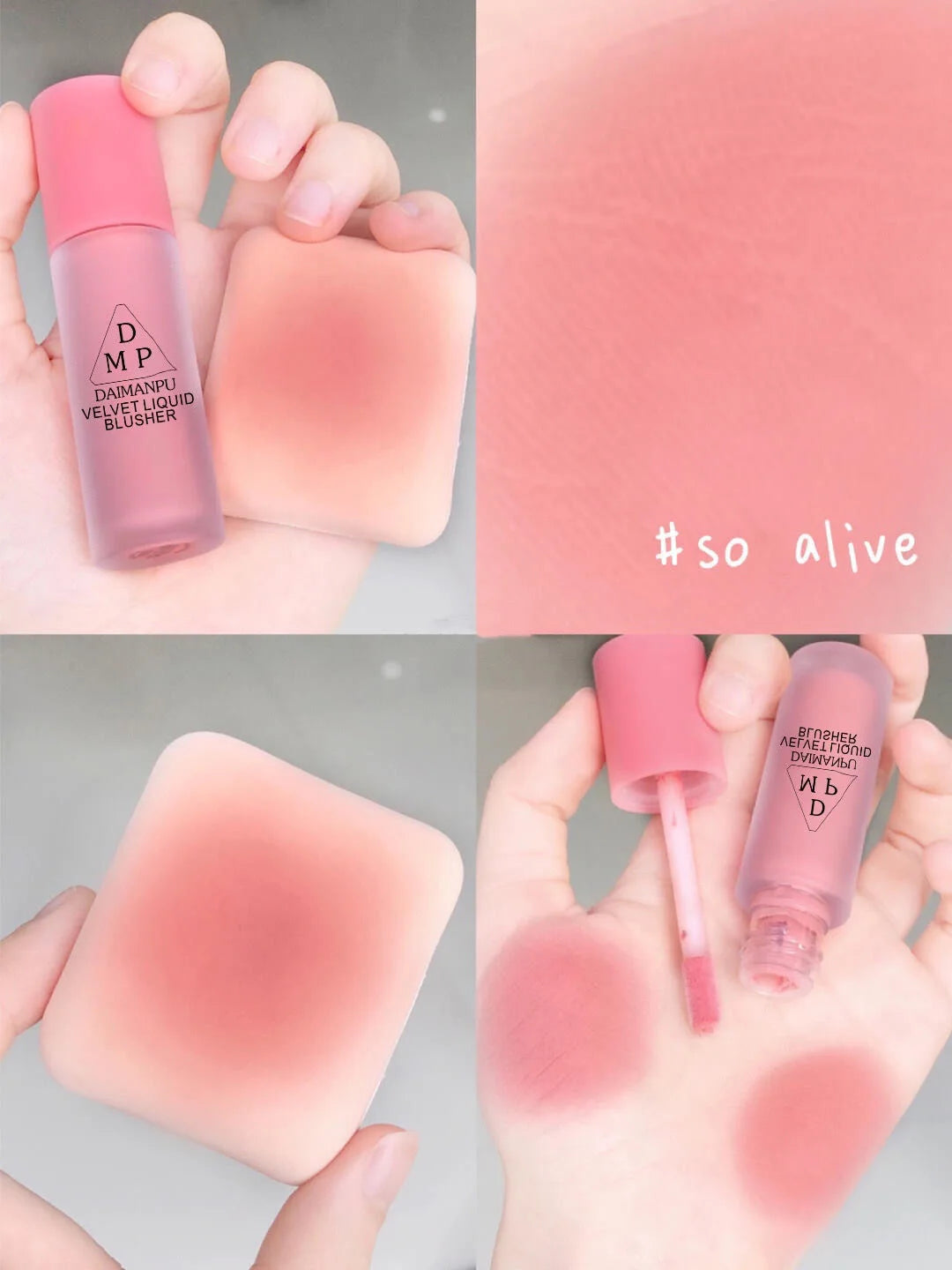Velvet Rose Liquid Blush & Eyeshadow – Long-Lasting, Waterproof, Easy-to-Blend Color for a Flawless Glow