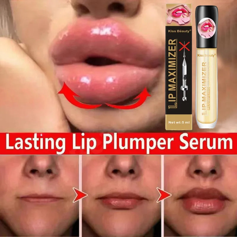 PlumpX™ Lip Plumper Oil – Volumizing & Moisturizing Serum for Fuller, Softer Lips