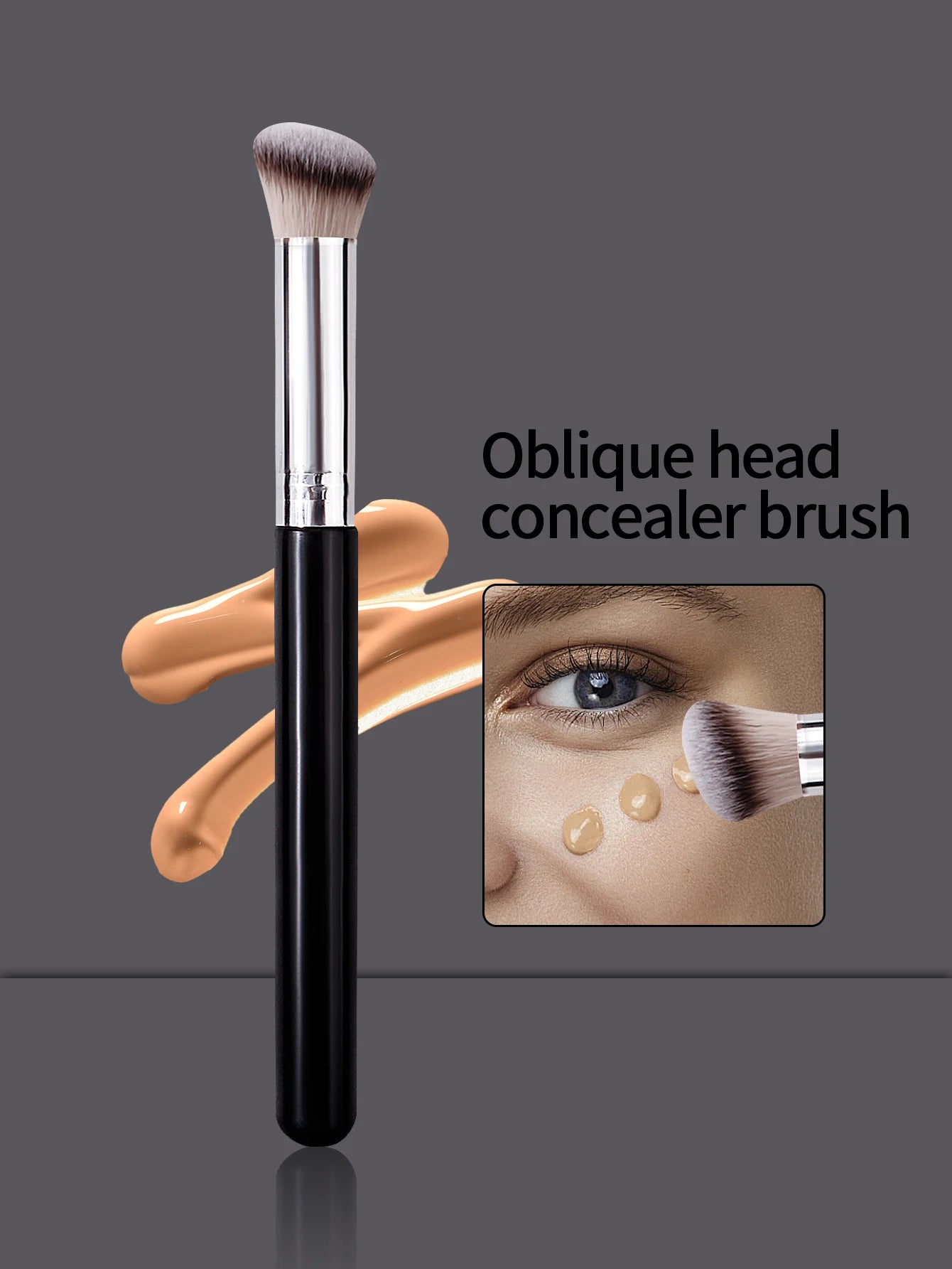 Pro Concealer & Foundation Brush – Flawless Coverage, Soft Precision Tool