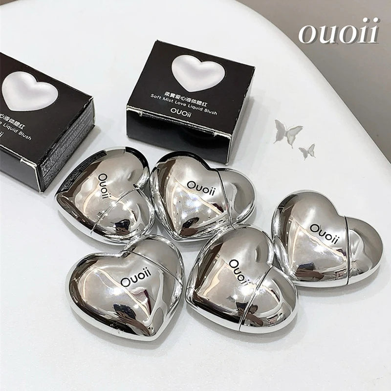 Velvet Heart Liquid Blush – Long-Lasting Matte Cream Tint | Lavender, Peach & Strawberry Hues