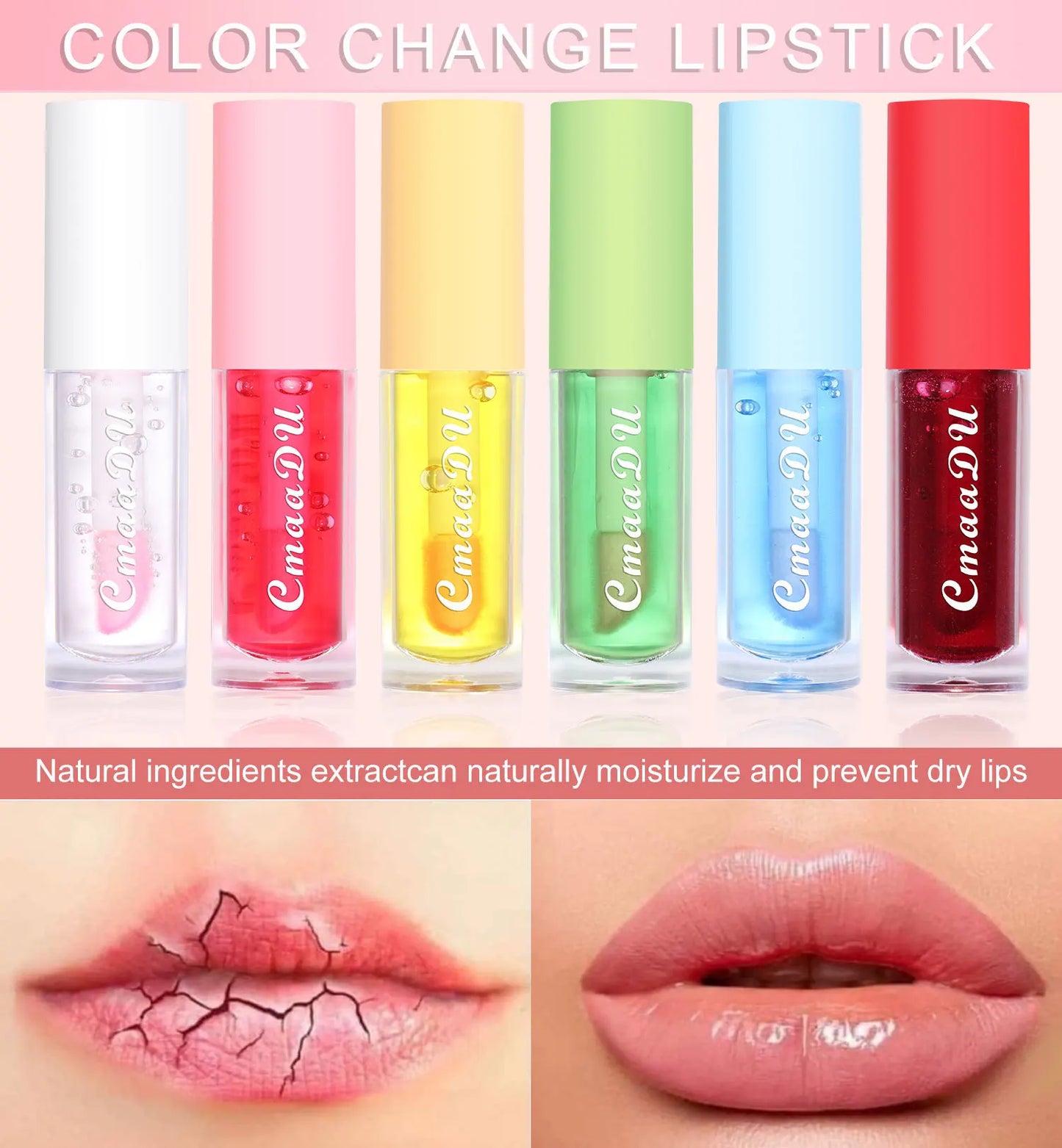 Fruit-Infused Hydrating Lip Oil – High Shine, Non-Sticky & Nourishing Gloss