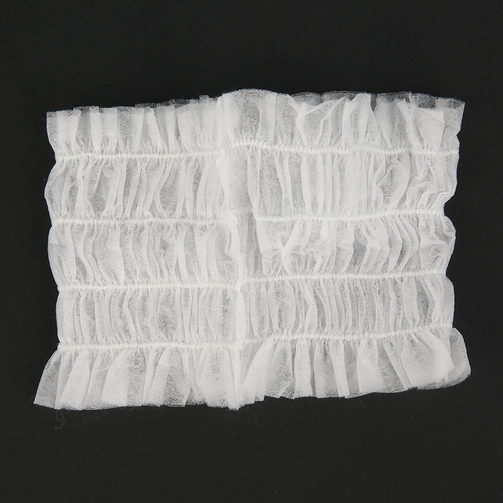 100pcs Disposable Spa Headbands – Soft Stretch Non-Woven Hair Bands for Facial, Skincare & Salon Use
