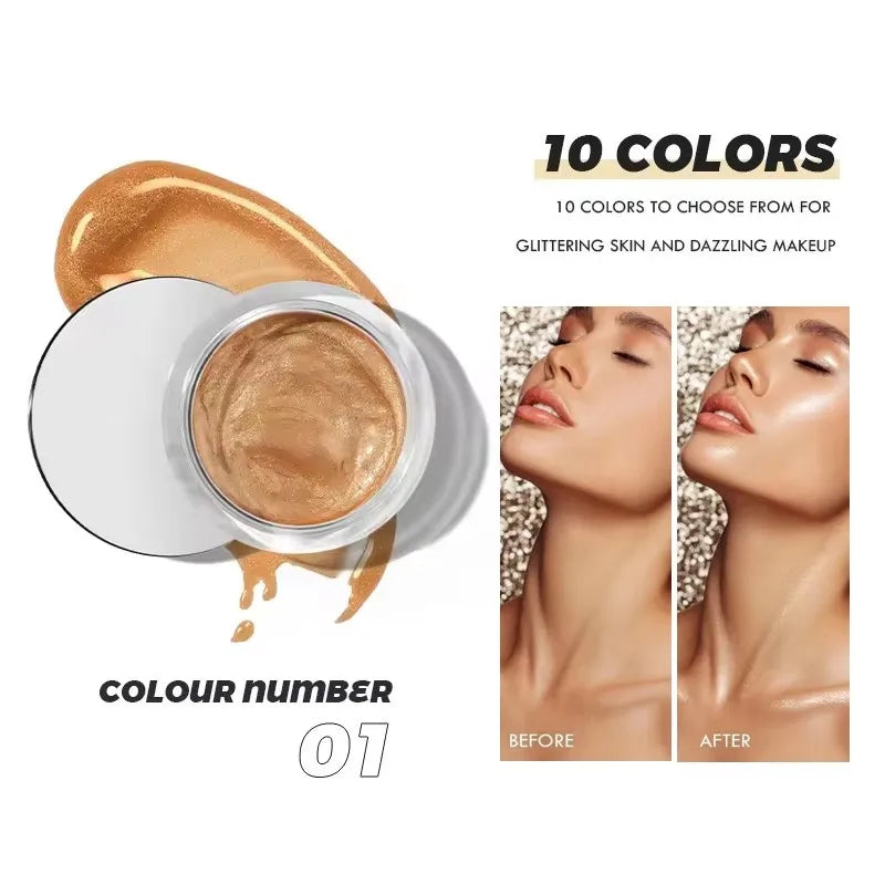 Pudaier™ GlowPop Liquid Blush – 10 Shades | Radiant Lightweight Cream Blusher for All Skin Tones