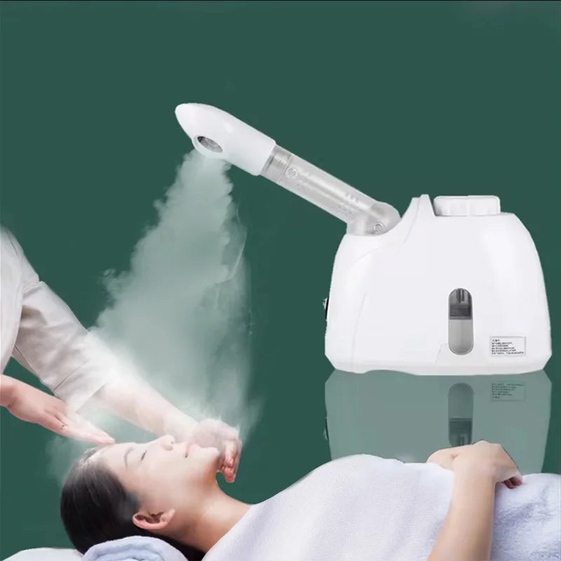 Ozone Facial Steamer – Warm Mist Humidifier for Deep Pore Cleaning & Skin Rejuvenation | Home Spa Device