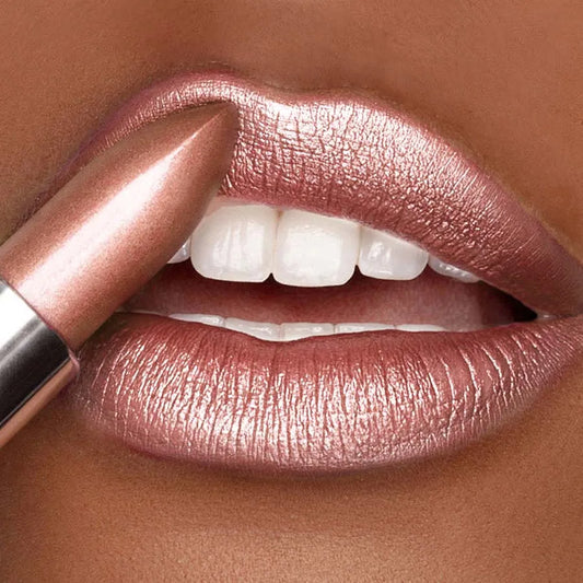 Metallic Glitter Lipstick – Long-Lasting, Waterproof, Shiny Lip Glaze with Moisturizing Finish | Shade #118