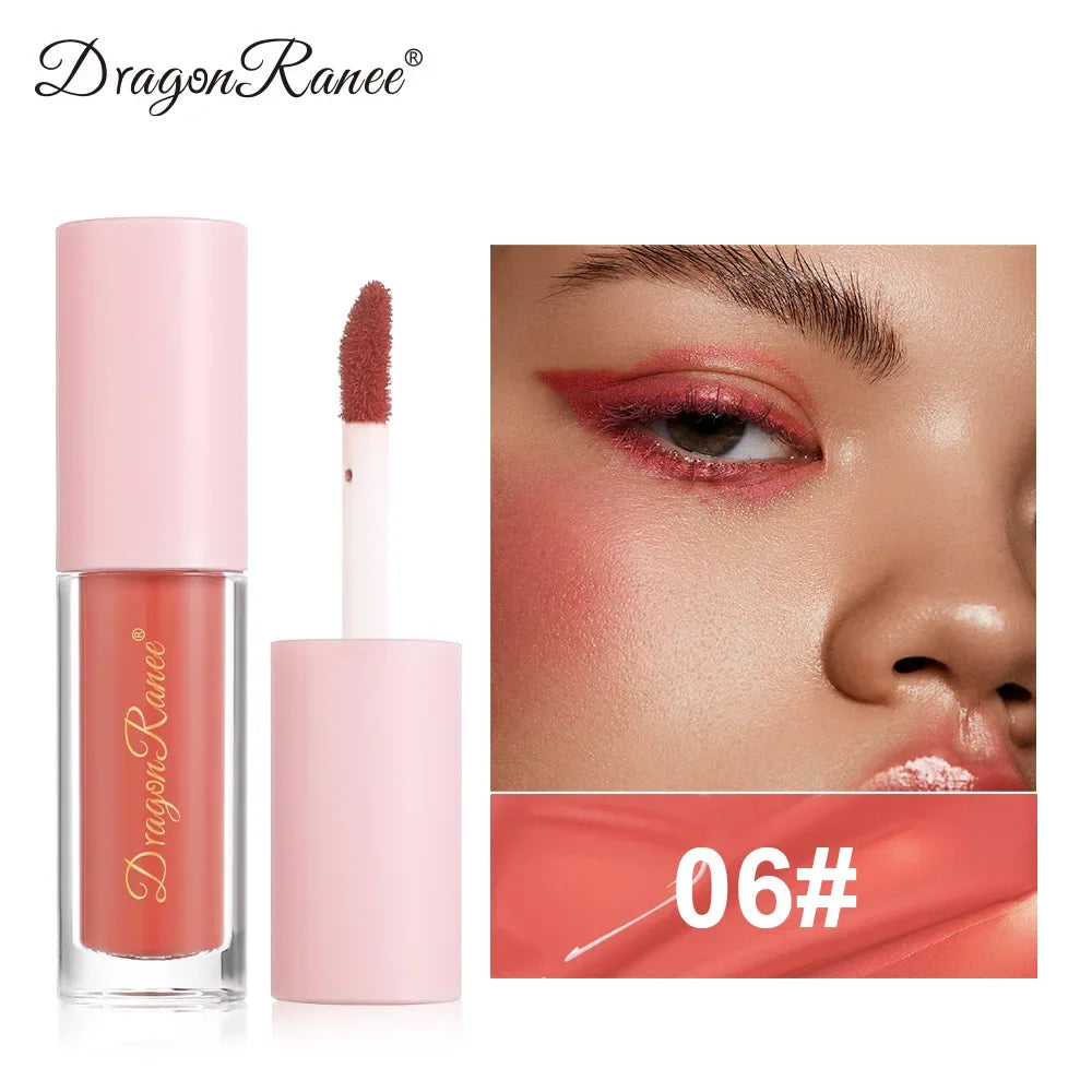 Mini Matte Liquid Blush (1/3pcs) – Long-Lasting Natural Cheek Tint | Dragon Ranee