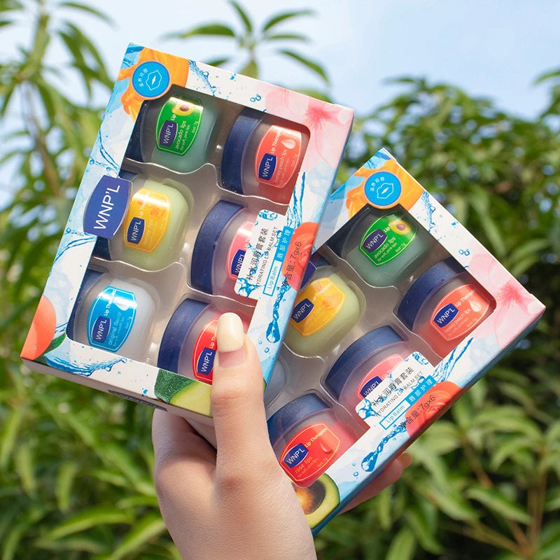 All-Natural Lip Balm Set – Deep Healing & Moisturizing Lip Care Mask (4pcs/6pcs/8pcs)