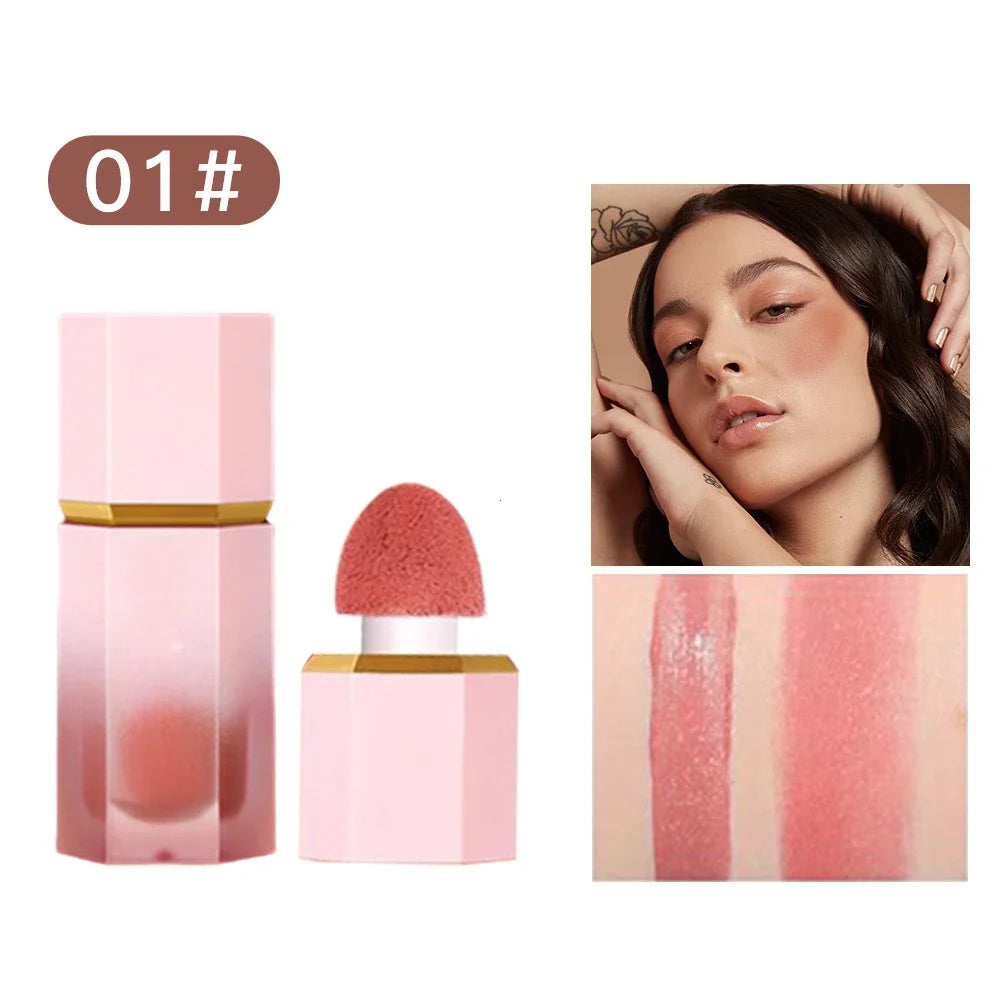 MacroupTa™ Liquid Blush & Lip Gloss 2-in-1 – Nourishing Cream Blusher Gel | Long-Lasting Multi-Purpose Tint