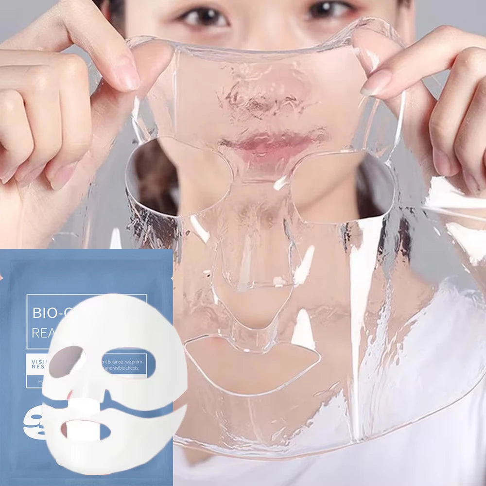 Bio-Collagen Sheet Face Mask – Anti-Aging, Firming & Brightening | 1/3/5/10PCS | Korean Skincare