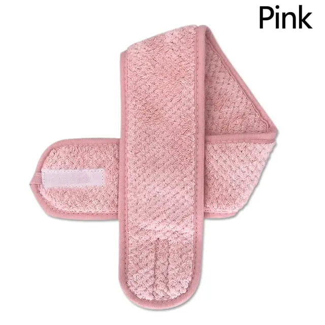 Adjustable Spa & Makeup Headband – Soft, Non-Slip & Stretchy Face Wash Hairband