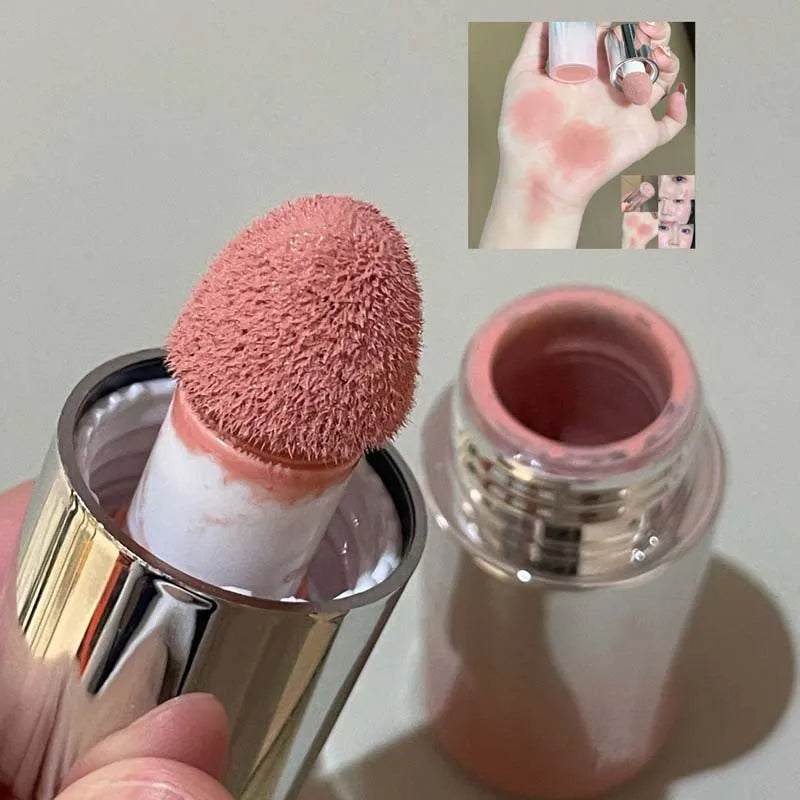 VelvaBloom™ Plush Liquid Blush – Soft Matte Finish with Built-In Cushion Applicator (5 Shades)